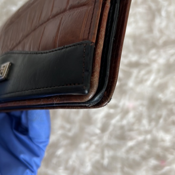 Vintage PreLoved Brighton Wallet and Card Case Brown/Black - Picture 16 of 17